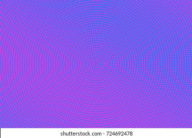Purple and cyan halftone vector background. Colorful neon banner template. Subtle dotted pattern. Diagonal dotted gradient. Pop art surface design. Vibrant halftone texture. Abstract background tile