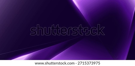 Purple and dark abstract geometric luxury background vector. Social ads banner or Landing page.
