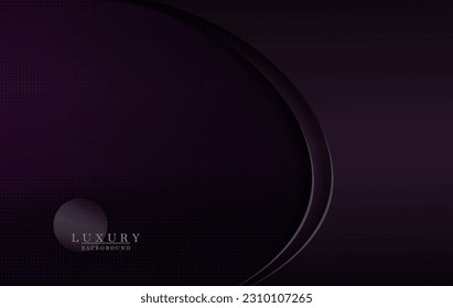 Purple dark background with curved gray curtain