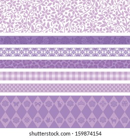 purple decorative line