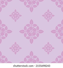 Purple decorative patterns on purple background, motif, vector