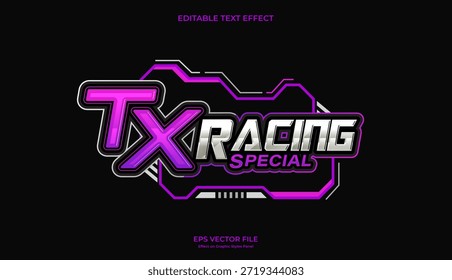 roxo decorativo corrida especial editável texto efeito design