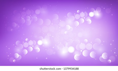 Purple Defocused Lights Background