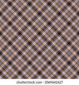Purple Diagonal Plaid Tartan textured Seamless pattern design suitable for fashion textiles and graphics