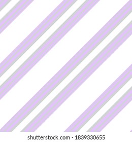 Purple diagonal striped seamless pattern background suitable for fashion textiles, graphics