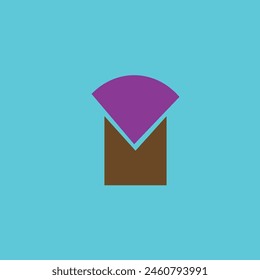 purple diamond on brown table