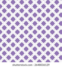 Purple diamond pattern on white and grey background