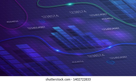 Purple digital background for your creativity with the schedule