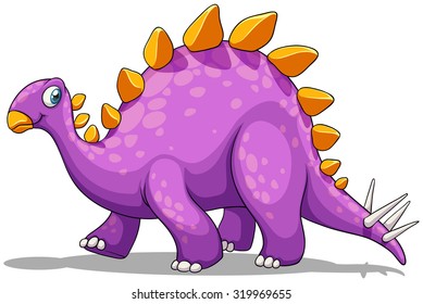 dinosaur with spikes on its back and tail