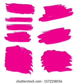 Purple Dirty Brushes. Colorful Grunge Brushes. Brushed Banner. Watercolor Vintage. Dirty Background. Distress Wallpaper. Distress Brushes. Grunge Strokes. Brush Painting. Watercolor Layer.
