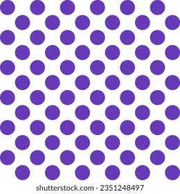 violetter Punktmuster, Hintergrund. Polkadot. Punkter Hintergrund. Nahtloses Muster. für Hintergrund, Dekoration, Geschenkverpackung