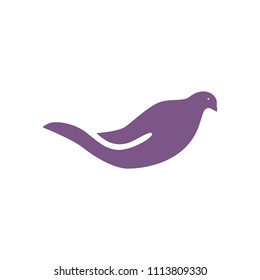 Purple Dove Hand, Logo Icon