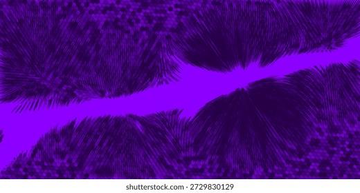 Fondo de semitono dinámico púrpura. Efecto de patrón diagonal punteado áspero. Abstractas Fondo de pantalla de rayas inclinadas dentadas. Telón de fondo de líneas de velocidad cómicas de Grunge. Brillante Plantilla de diseño de Anuncio deportivo. Vector