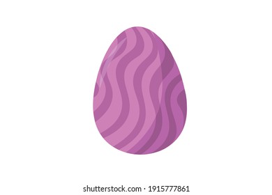 Purple Easter Eggs Vector Illustration