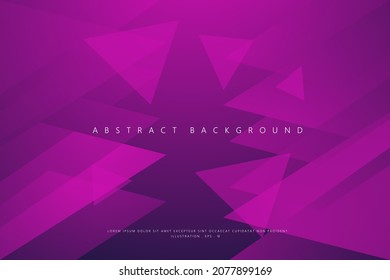Púrpura y elegante fondo abstracto. patrón de triángulo de textura. ilustración vectorial