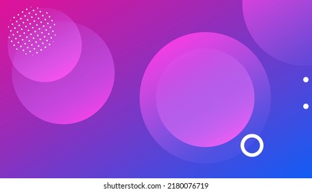 Purple elements with fluid gradient. Circle shapes composition. for presentation design. Vermilion base for website, print, base for banners, wallpapers, business cards, brochure, banner, calendar