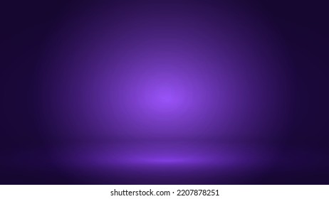 Purple empty room studio or Interior gradient used for background and display your product. vector design.