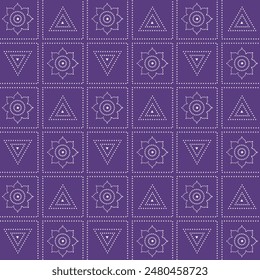 Purple Fabric Texture of Bandhani Saree Art