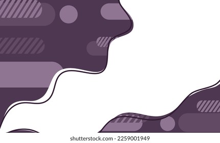 Purple flat design abstract background 