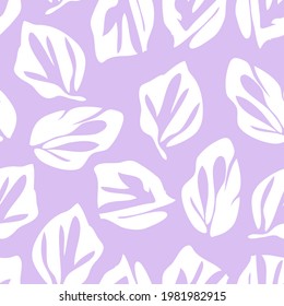 Fondo de patrón inoxidable morado floral adecuado para impresiones de moda, gráficos, fondos y artesanías