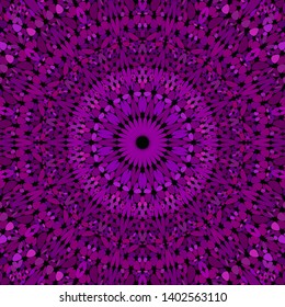 Purple floral kaleidoscope mandala background - abstract symmetrical vector ornament wallpaper graphic