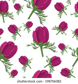 purple floral pattern