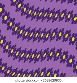 Purple floral seamless pattern  Premium Vector