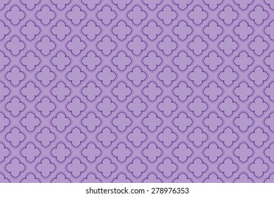 Purple floral seamless pattern in vector format,Thai traditional art