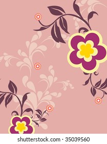 fondo de flores moradas