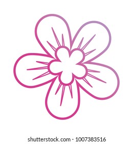 purple flower design  vector illustration