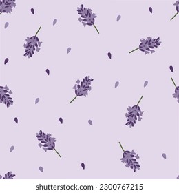Purple Flower Seamless abstract backgrounds. Hand drawn various shapes and doodle objects. Can be used for printing needs and other digital needs. Contemporary modern trendy vector illustrations. 