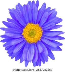 purple flower vector design graphic10