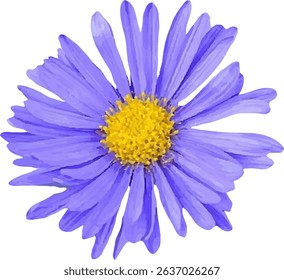 purple flower vector design graphic9