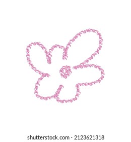 purple flower vector design inspiration