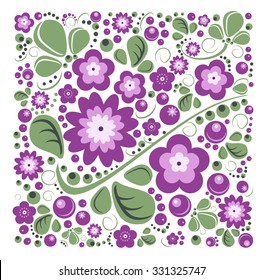 purple flowers