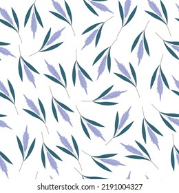 fondo de patrón ininterrumpido de flores púrpuras