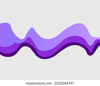 Diseño de fondo de onda que fluye púrpura. Diseño de Fondo de pantalla