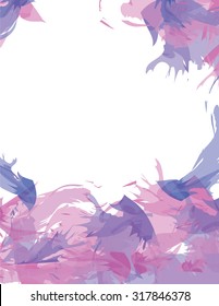 Purple Flowing Waves