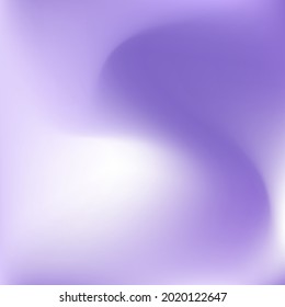 Purple Fluid Curve Violet Gradient Background. Spotlight Lavender Trendy Paint Vibrant Swirl Gradient Mesh. Cold Liquid Fashion Dynamic Smooth Surface. Watercolor Pastel Color White Background.