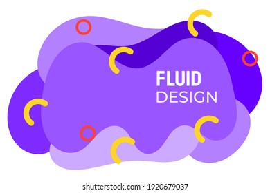 Purple fluid design with a nice half circle line. suitable for background, web, cover, banner, presentation, etc.
