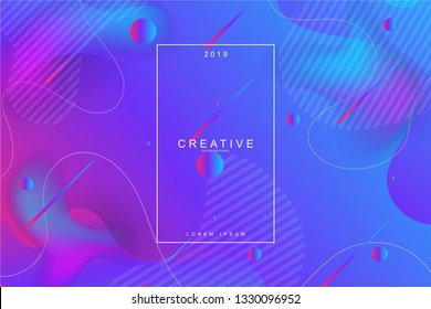 PURPLE. Fluid landing page background. Fluid, liquid, wavy, gradient, flowing, dynamic shape background. Trendy and modern background color. Cool banner design template.