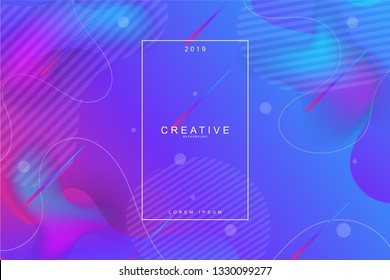 PURPLE. Fluid landing page background. Fluid, liquid, wavy, gradient, flowing, dynamic shape background. Trendy and modern background color. Cool banner design template.