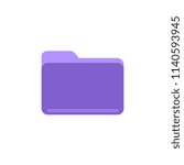 Purple folder icon