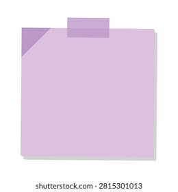 Purple folder tab sticking out of a file