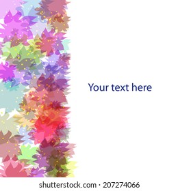 purple framework with gentle flowers