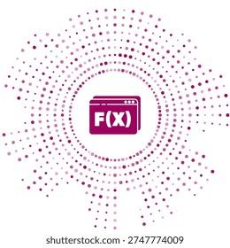 Purple Function mathematical symbol
