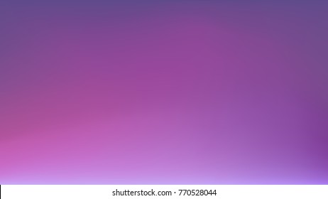 Purple Galactic Horizon Blurred Vector Background. Ultra Violet 2018 Color of the Year. Gradient Mesh. Trendy Out-of-focus Effect. Dramatic Saturated Colors. HD format Proportions. Horizontal Layout.