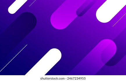 Fondo abstracto geométrico púrpura. Composición de Formas dinámicas. Ilustración vectorial