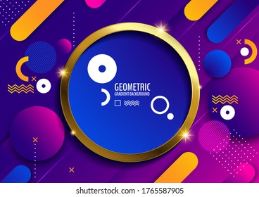 purple geometric abstract background, vector illustration.