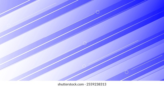 Purple geometric abstract style background with white lines and circle design.